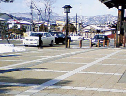 飛騨市　古川駅前広場